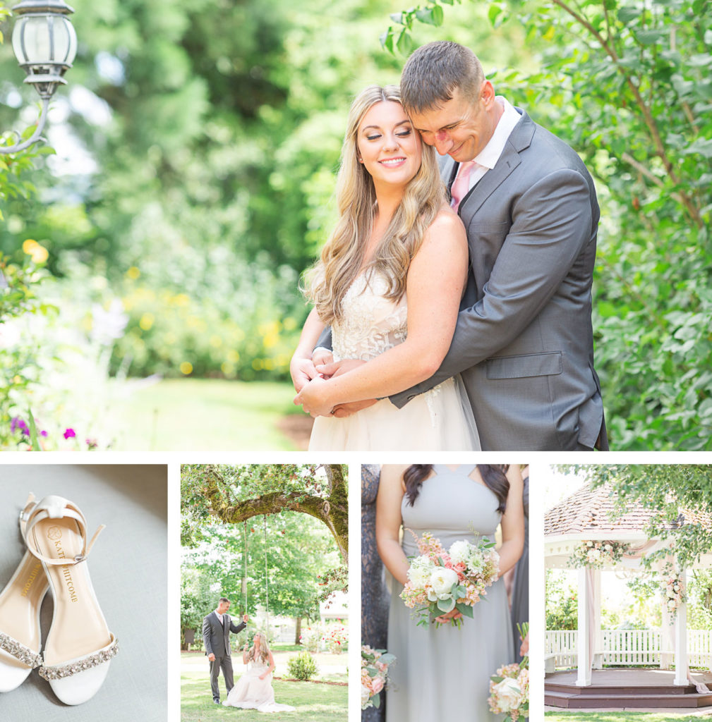 Green Villa Barn Garden Wedding Oregon Kellianne Jordan